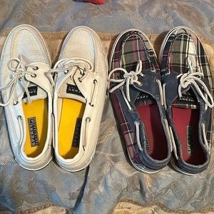 2 pair Sperry topsiders